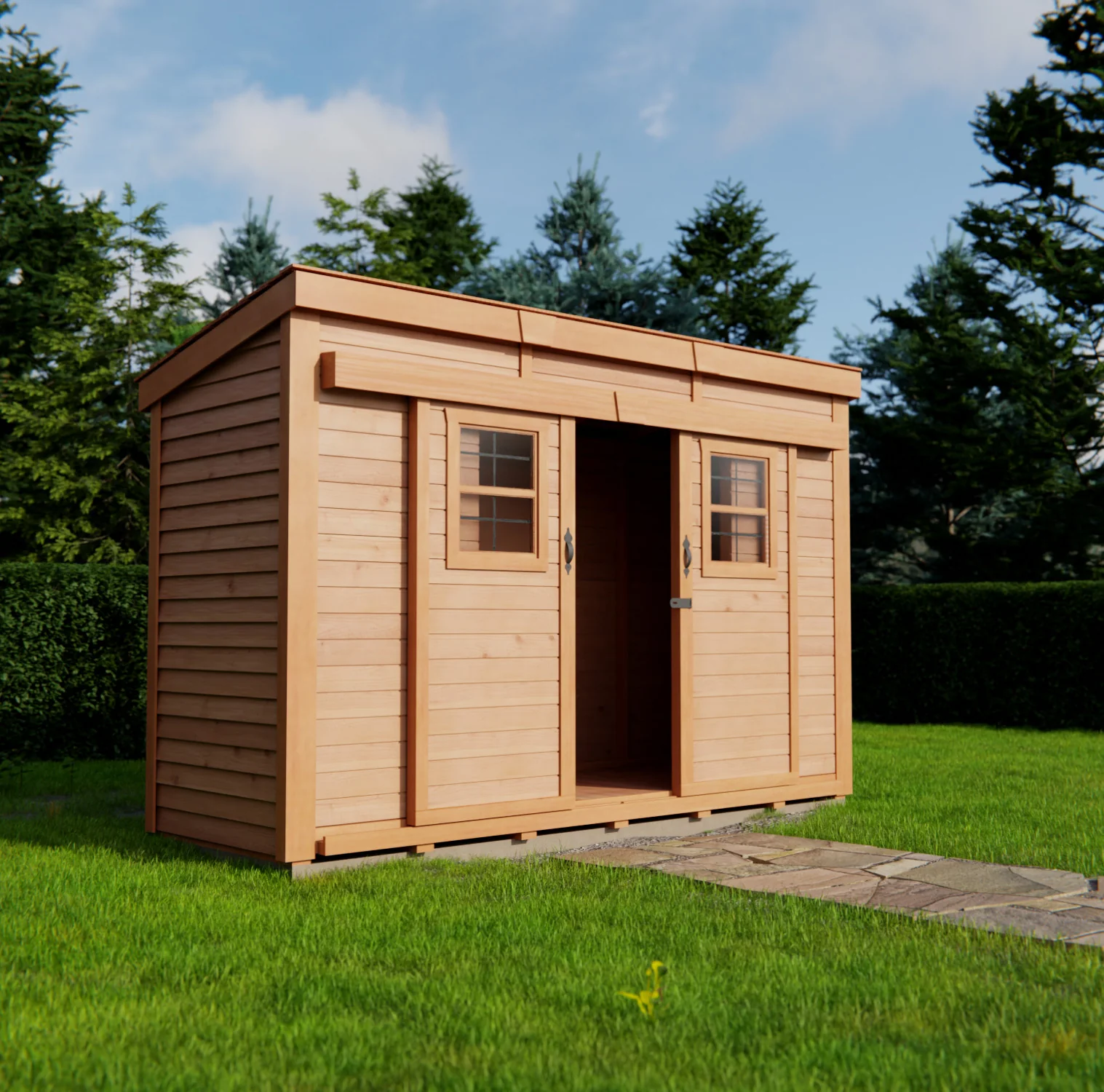 Outdoor Living Today GardenSaver 12×4 with Sliding Doors