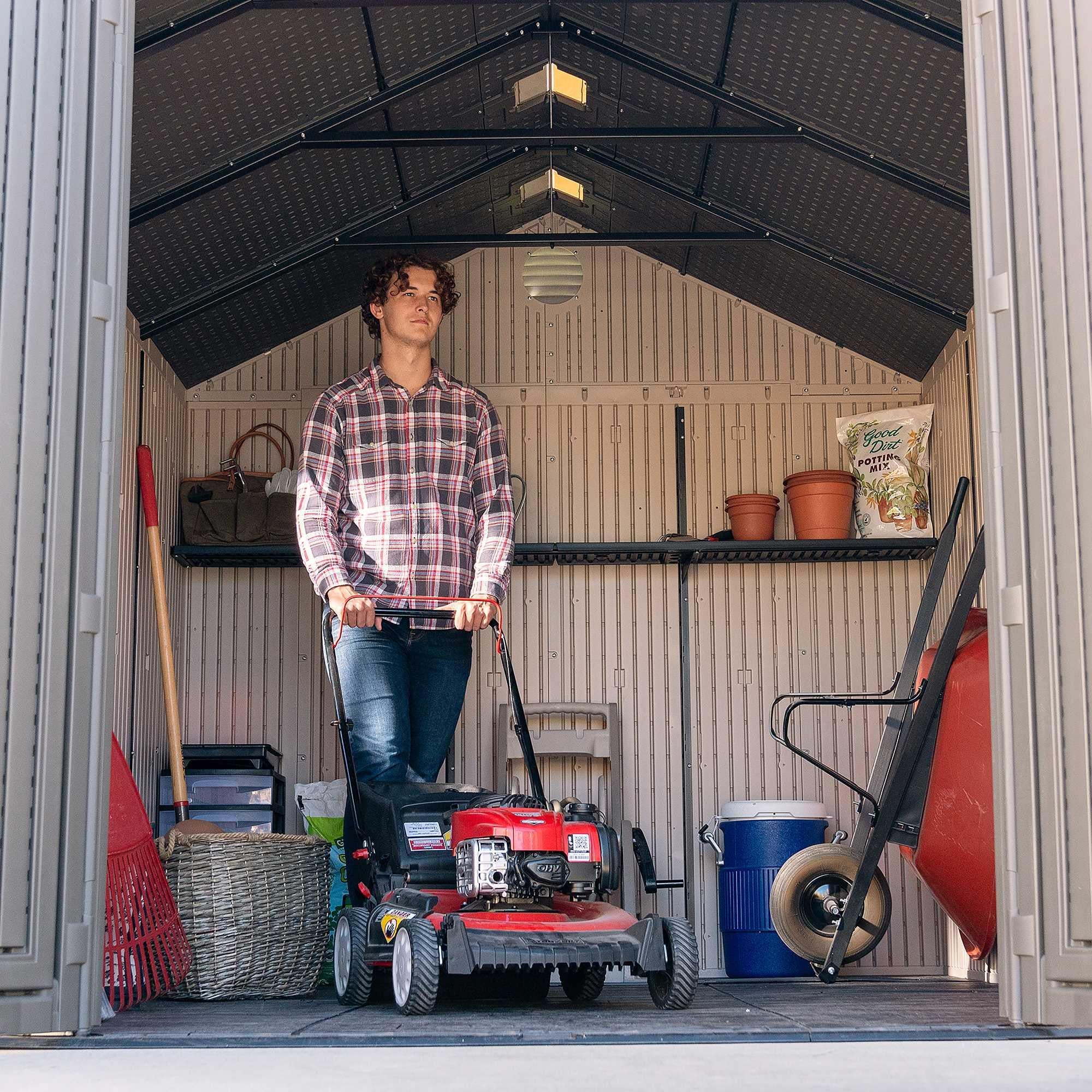Lifetime 8 Ft. X 10 Ft. Outdoor Storage Shed - 60371