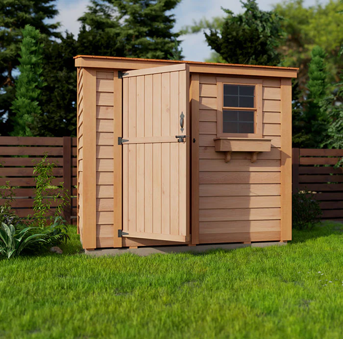 Outdoor Living Today SpaceSaver 8×4 with Single Door