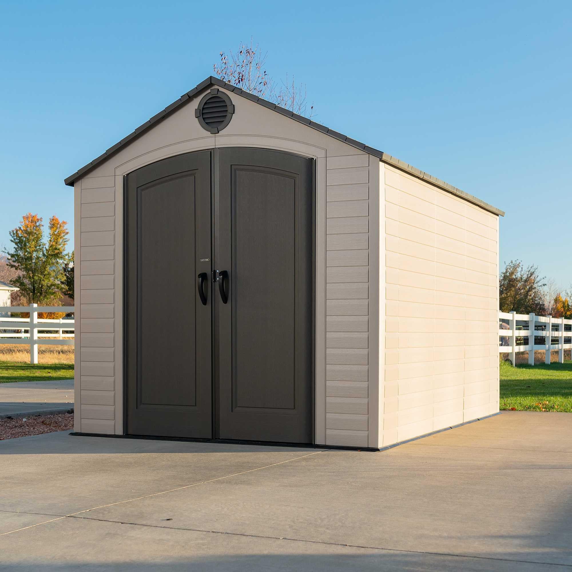 Lifetime 8 Ft. X 10 Ft. Outdoor Storage Shed - 60371