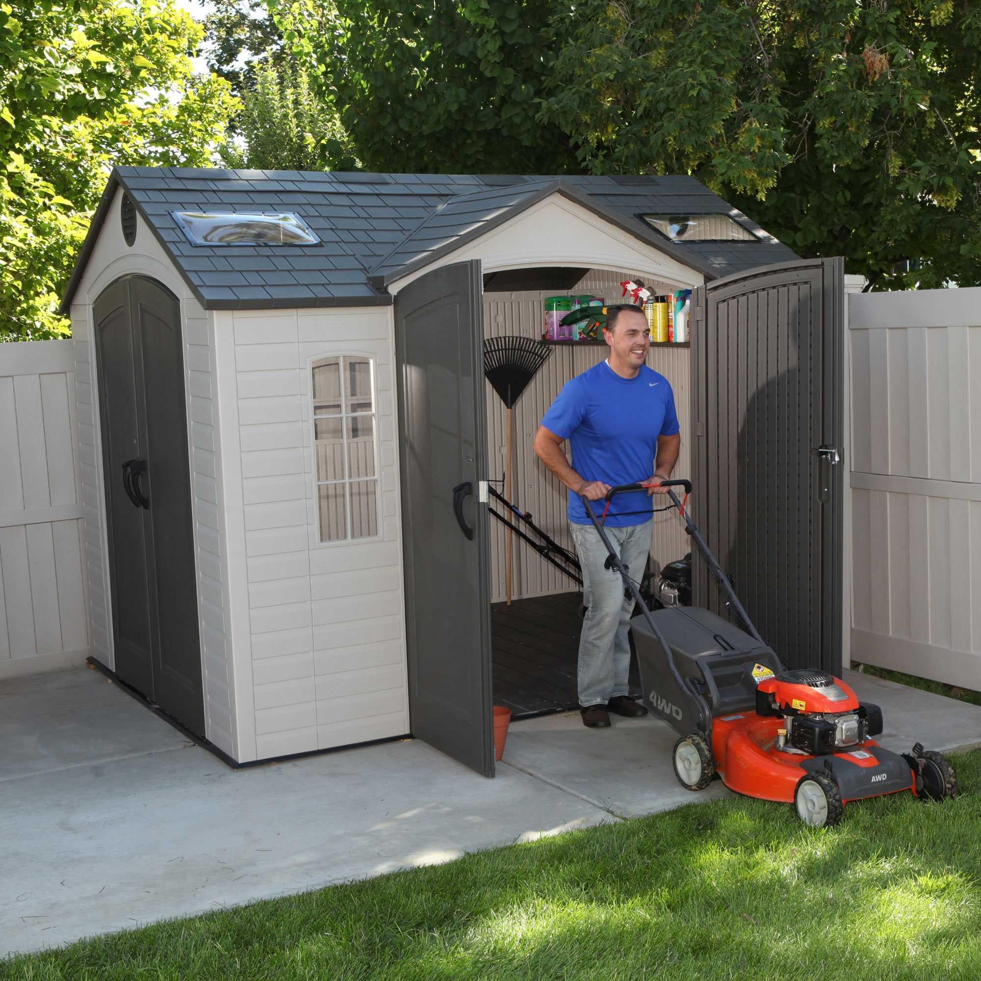 Lifetime 10 Ft. X 8 Ft. Outdoor Storage Shed - 60001