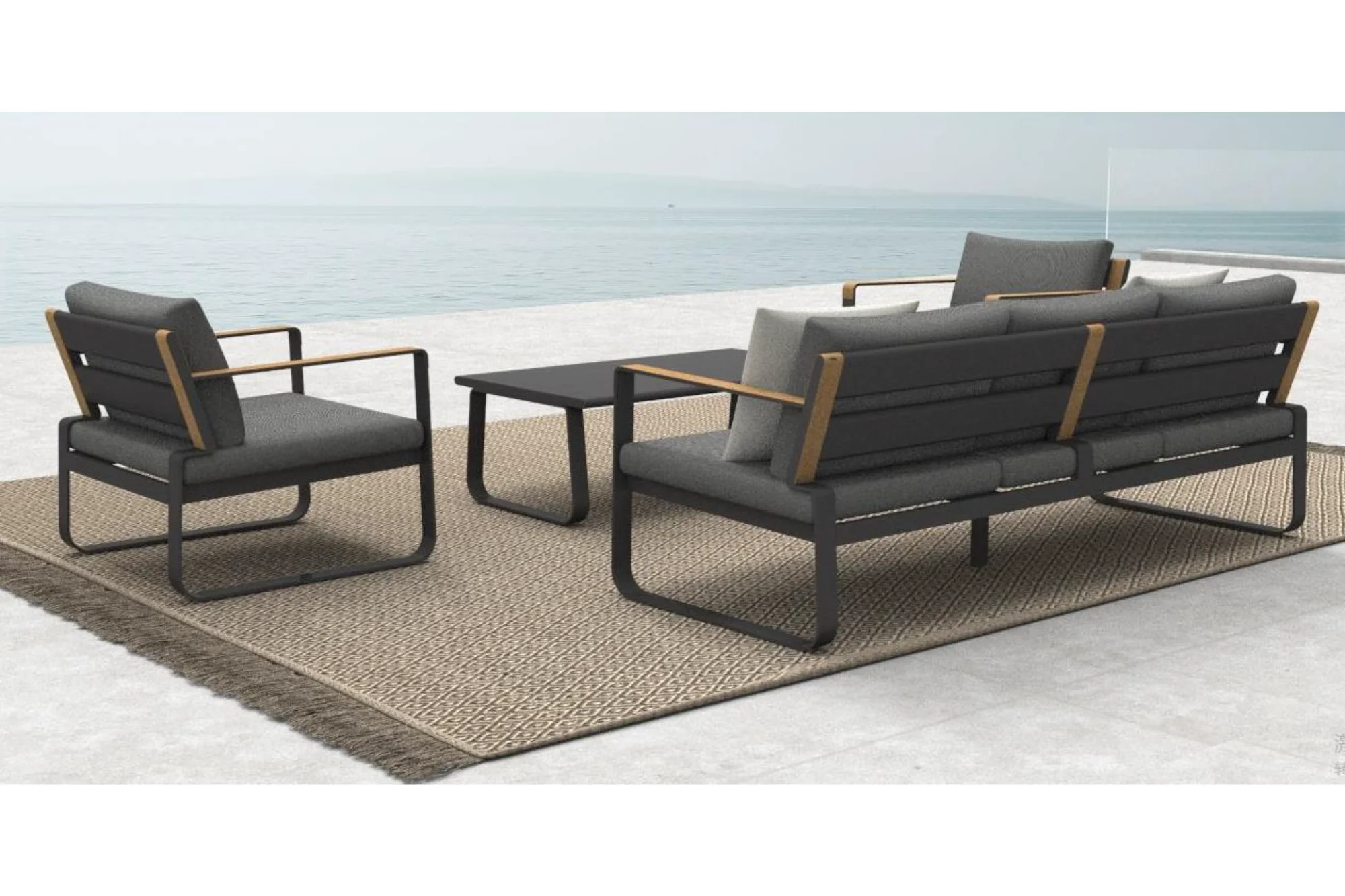 AVANTON 3-Seater Outdoor Sofa