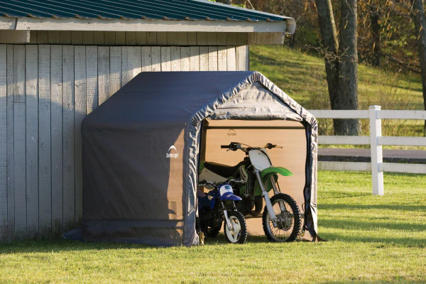 ShelterLogic 6x6x6' Peak Style Storage Shed, 1-3/8