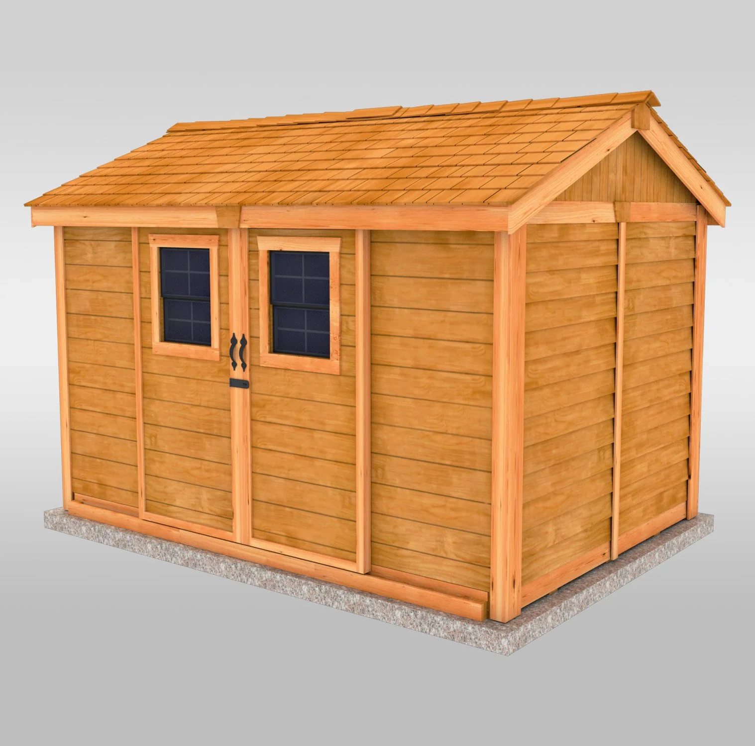 Outdoor Living Today Cabana Garden Shed | Slider 12×8