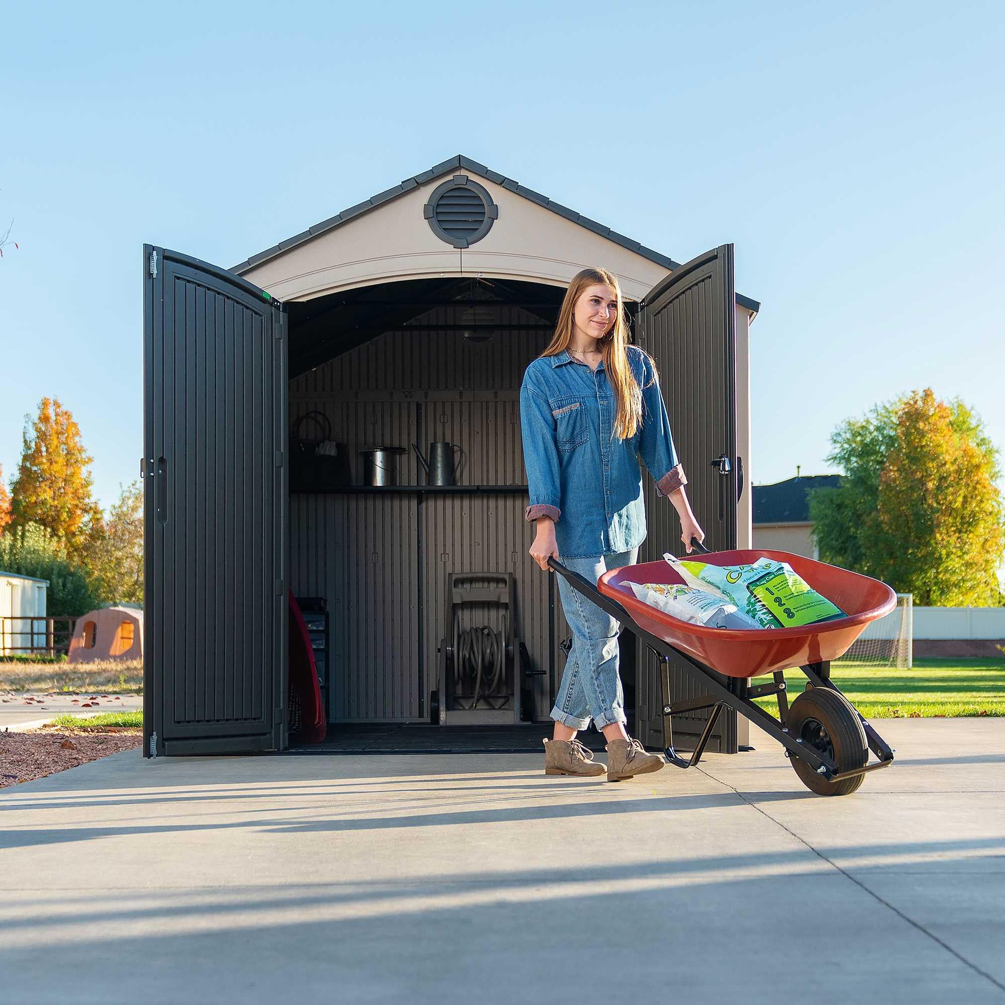 Lifetime 8 Ft. X 10 Ft. Outdoor Storage Shed - 60371