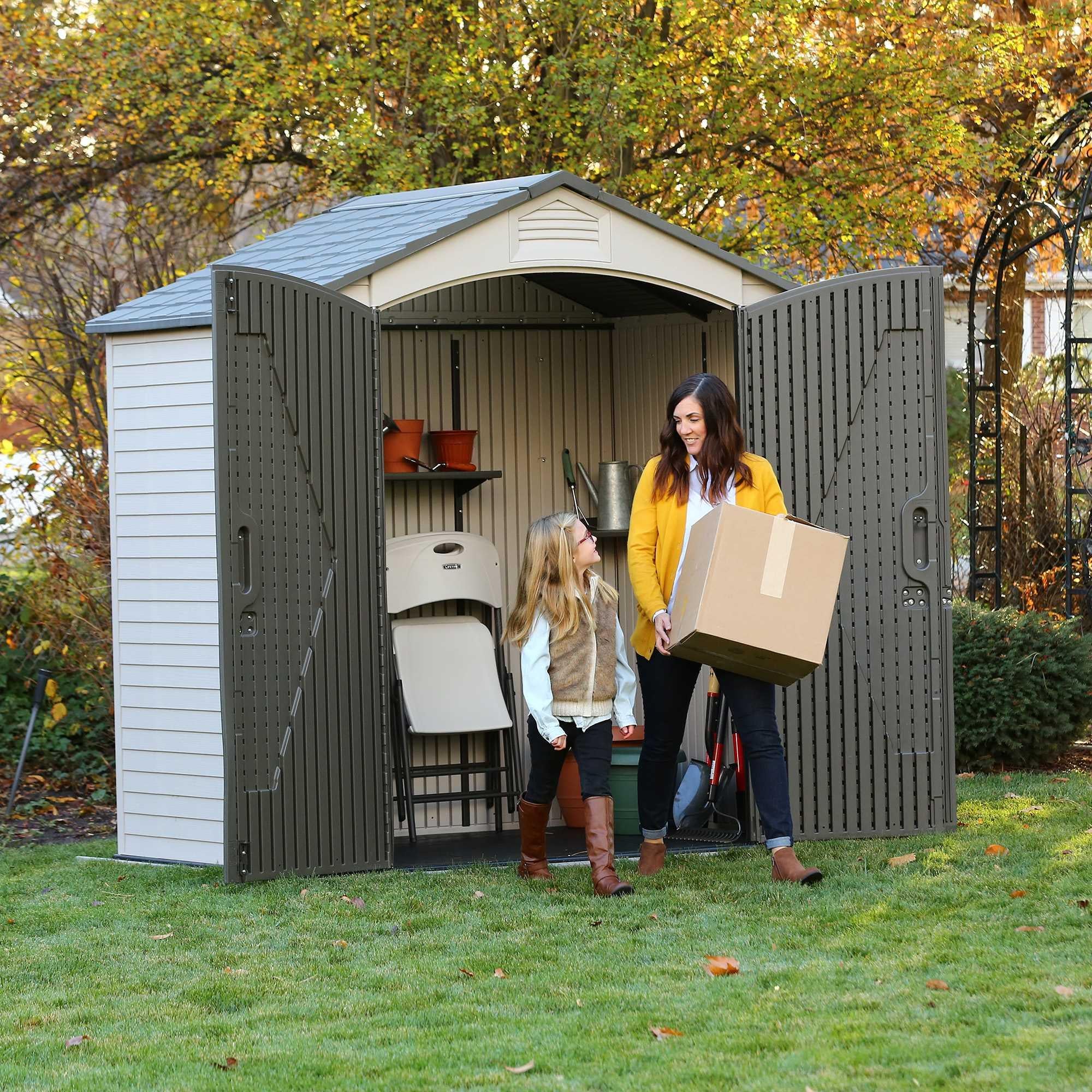 Lifetime 7 Ft. X 4.5 Ft. Outdoor Storage Shed - 60057