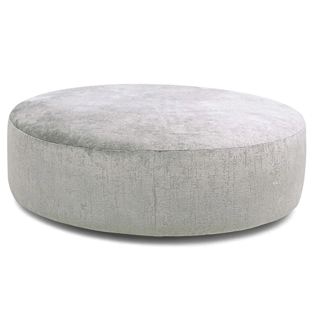 Vesper Collection Round Accent Footstool - Choice Of Fabrics