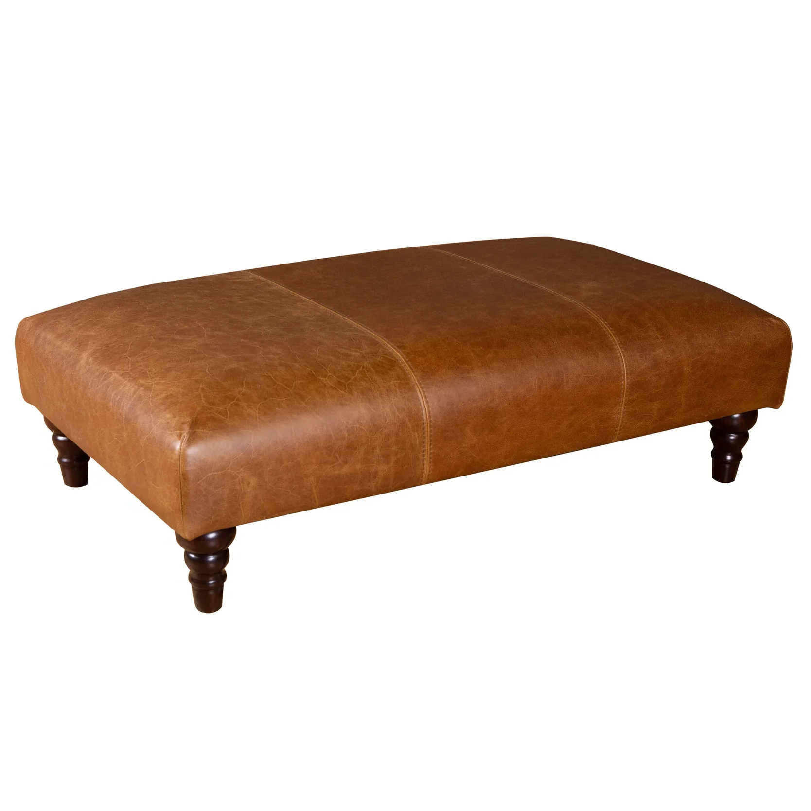 Beatrix Leather Footstool - Choice Of Feet & Leathers