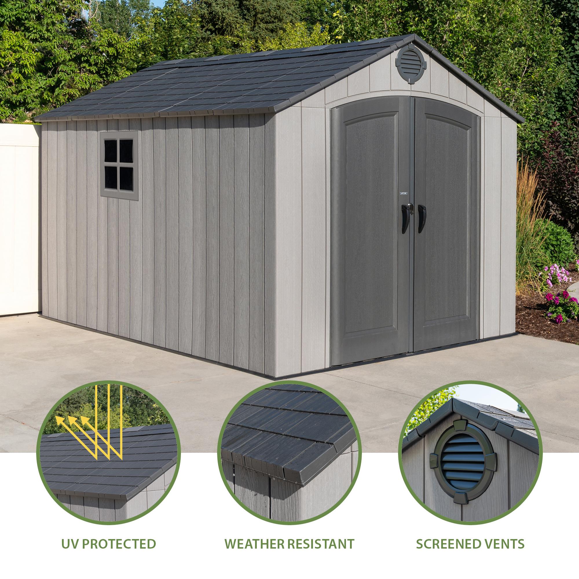 Lifetime 8 Ft. X 12.5 Ft. Outdoor Storage Shed - 60305