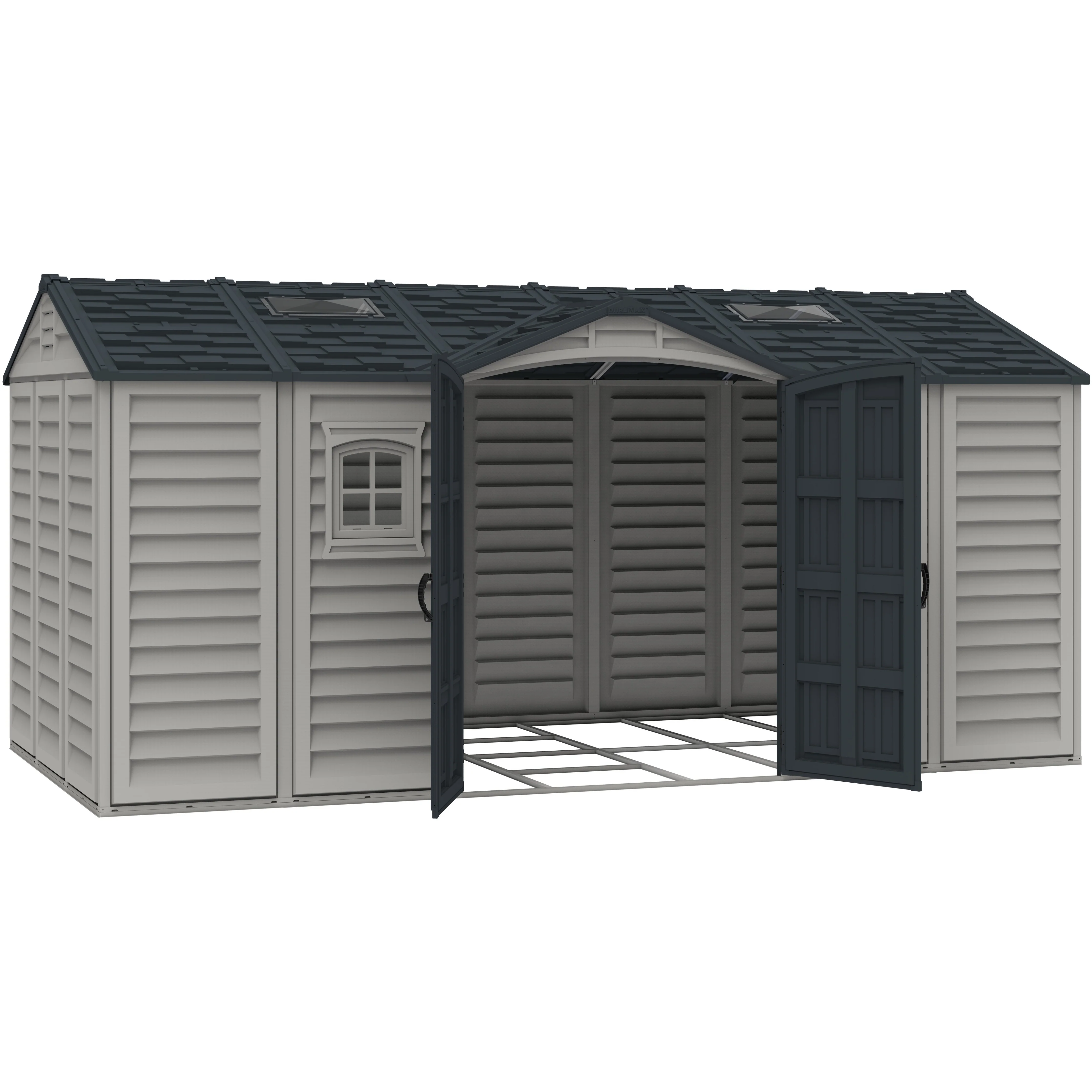 Duramax Apex Pro 15'x8' Shed with Foundation - 40216
