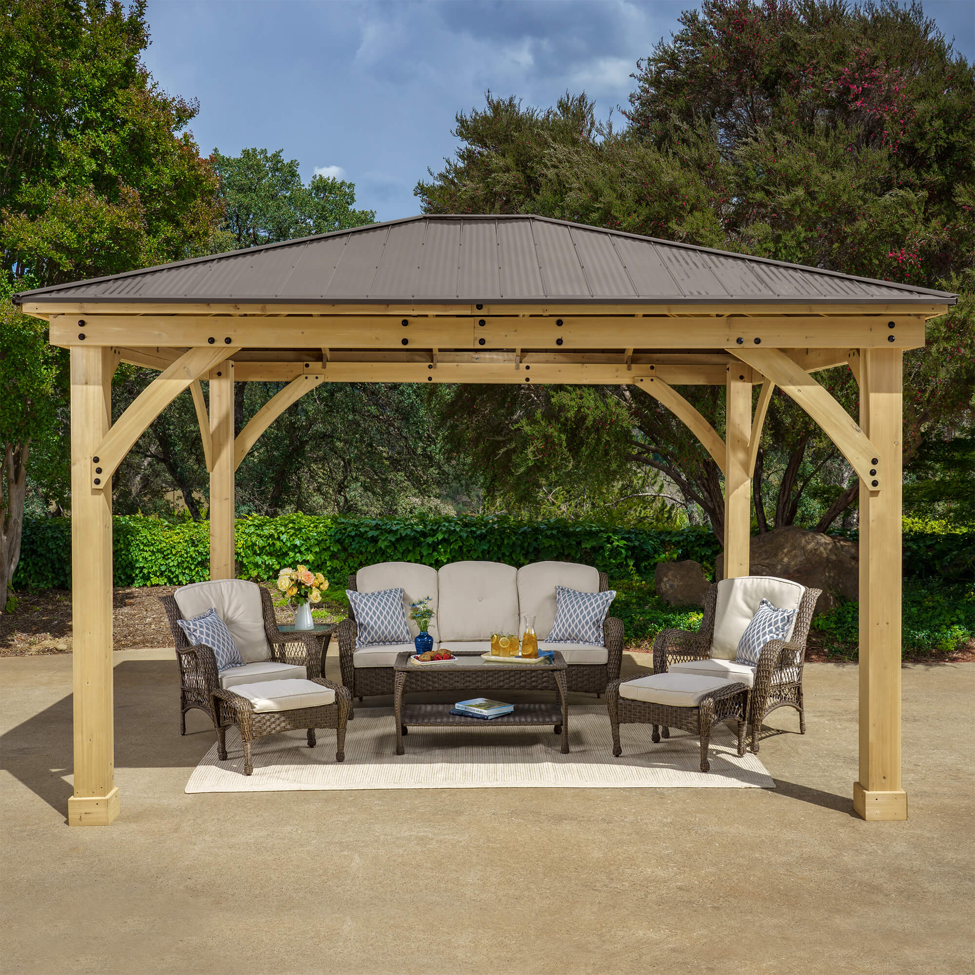 12 x 14 Meridian Gazebo (Assembly Included)