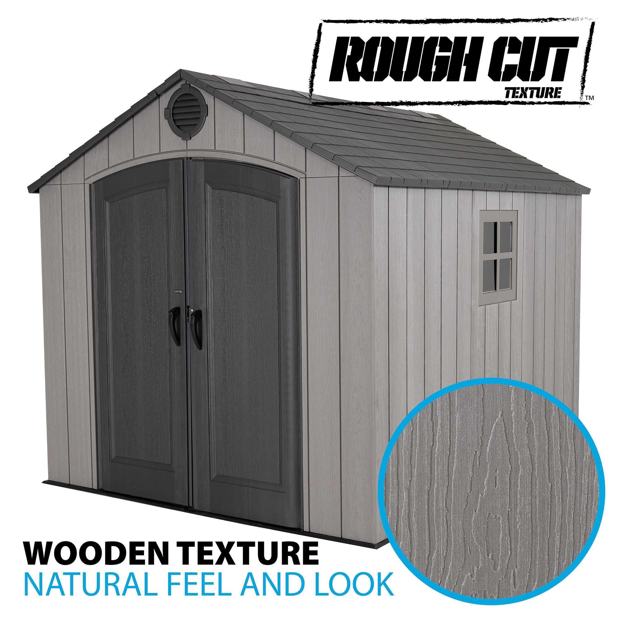 Lifetime 8 Ft. X 10 Ft. Outdoor Storage Shed - 60356