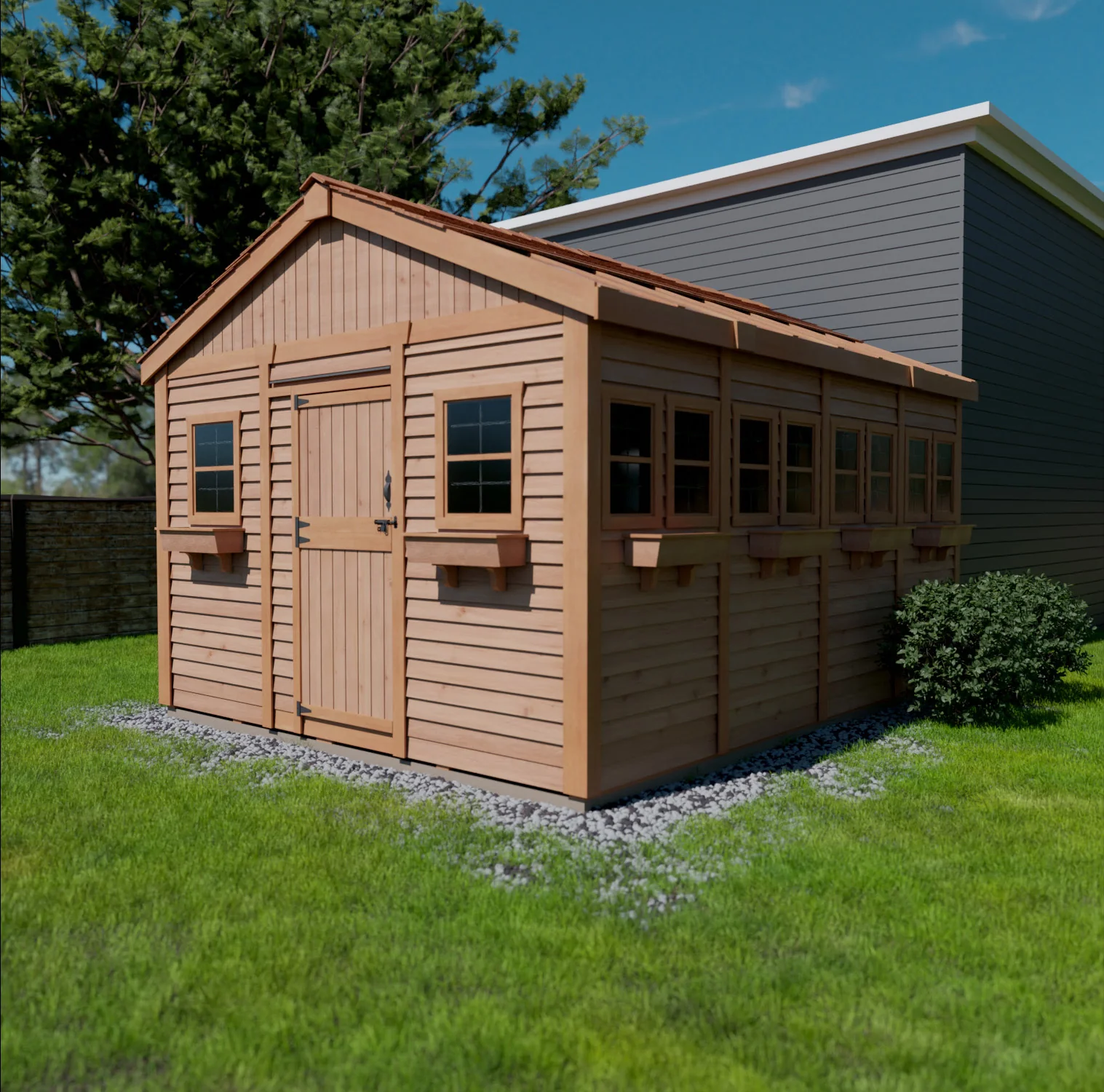 Outdoor Living Today Sunshed Garden Shed | 12×16
