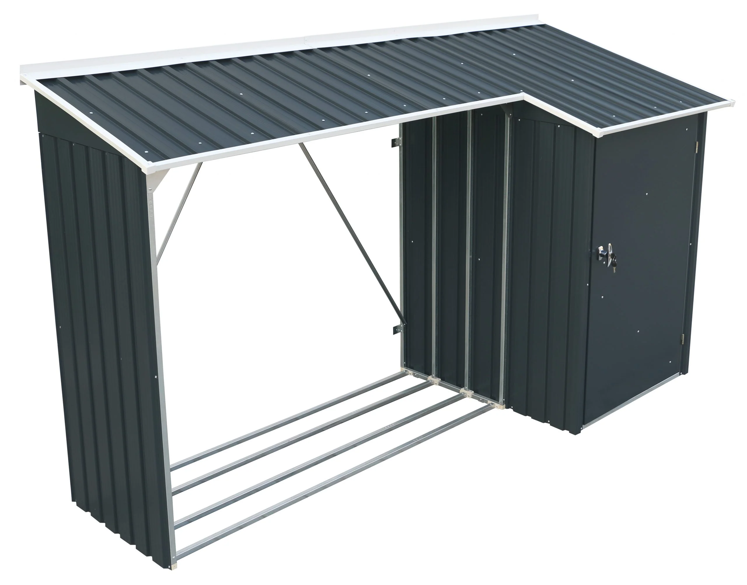 Duramax WoodStore Firewood Storage 6'x3' Shed - 53661