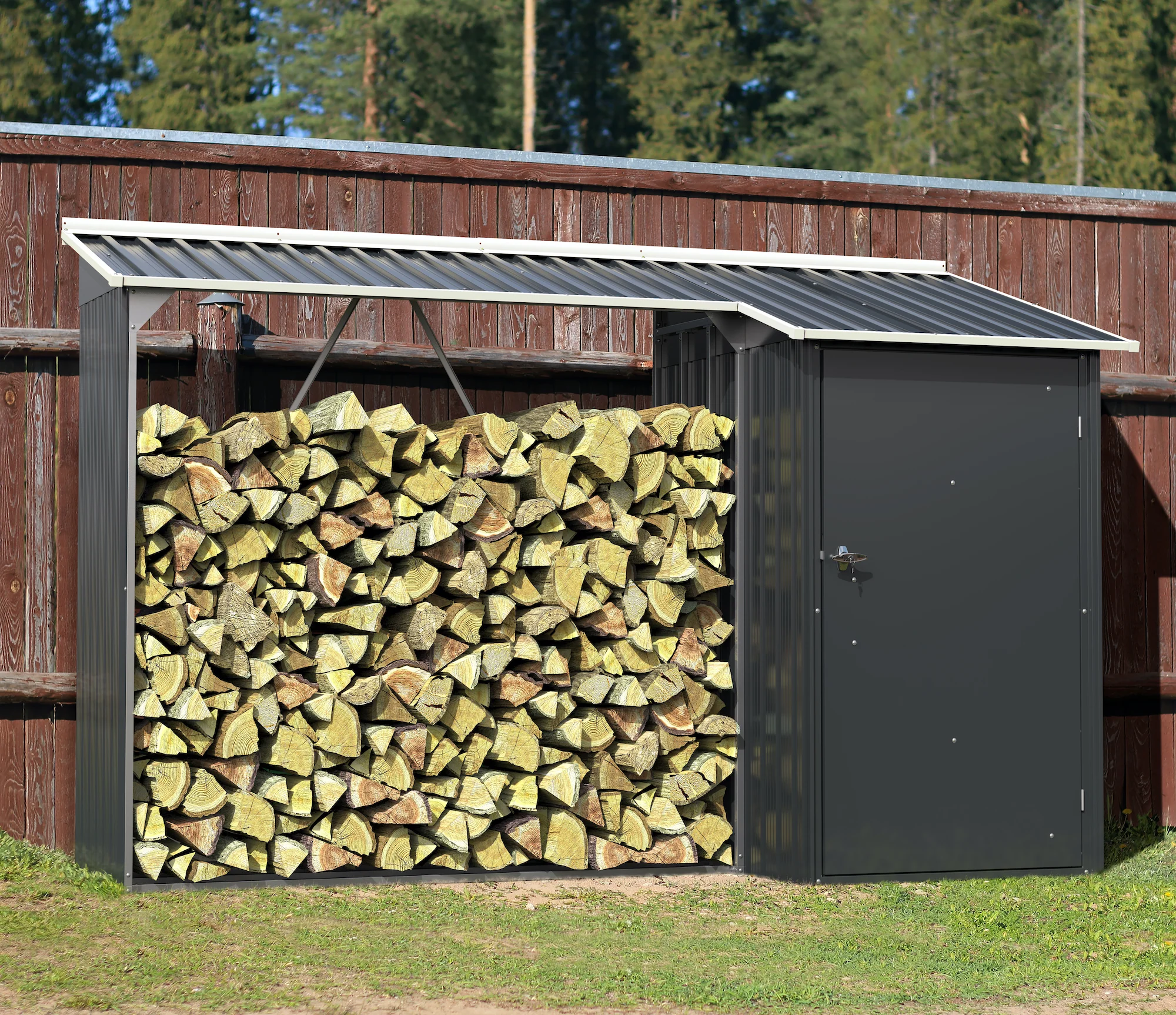 Duramax WoodStore Firewood Storage 6'x3' Shed - 53661