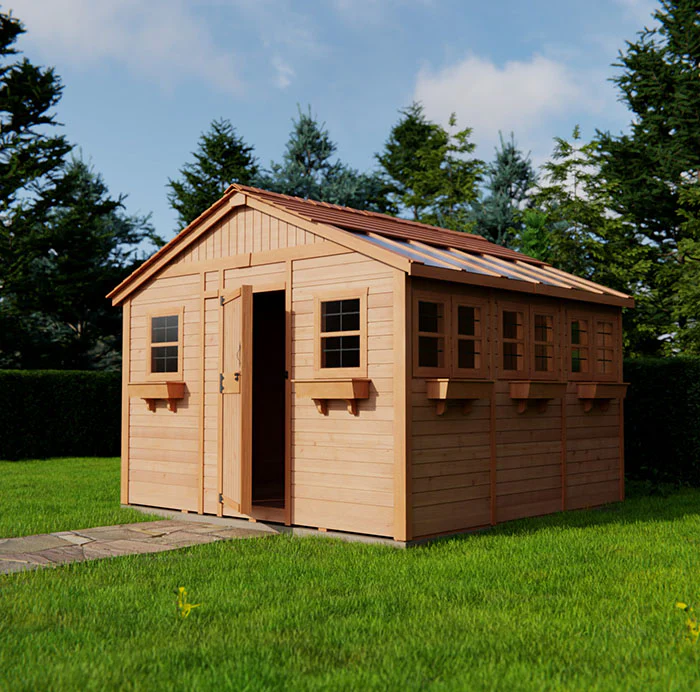 Outdoor Living Today Sunshed Garden Shed | 12×12