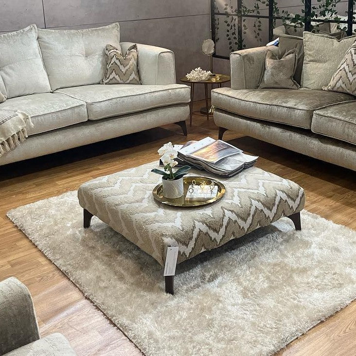 Cancun Fabric Footstool - Choice Of Fabrics