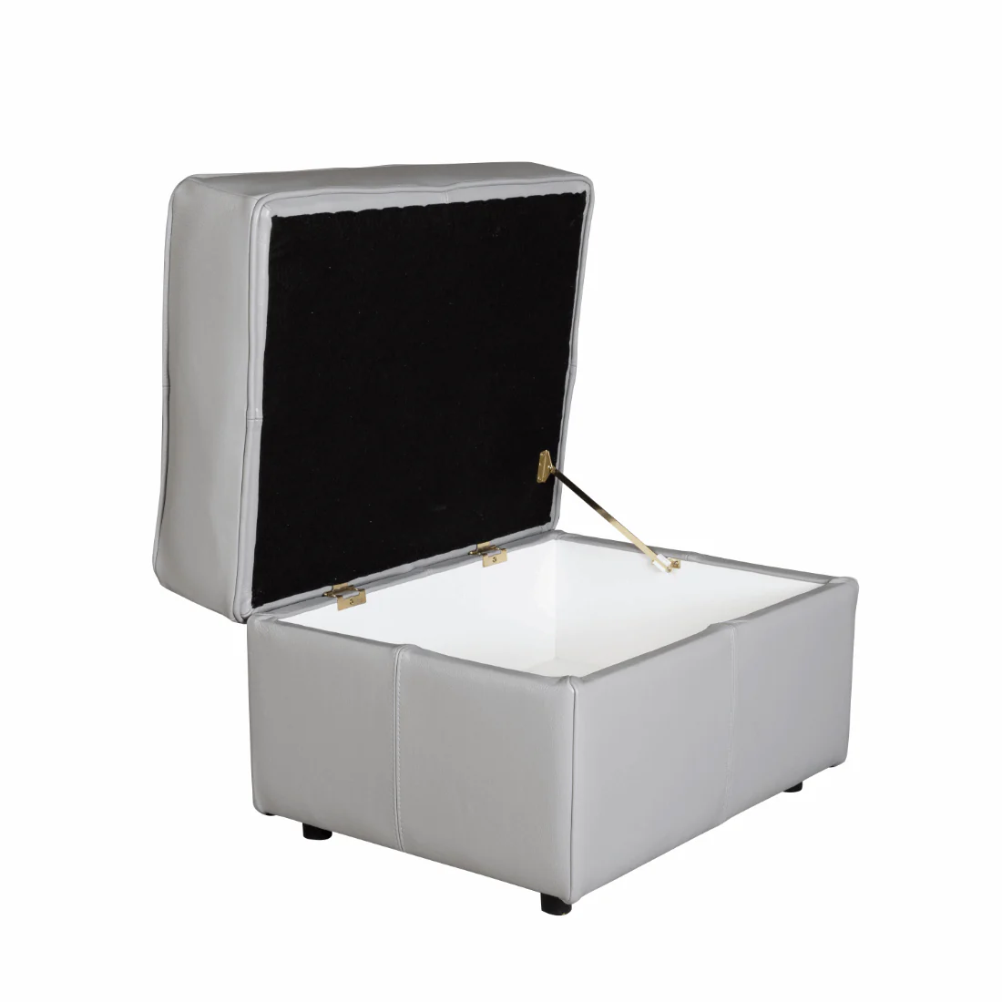 Austin Leather Storage Footstool