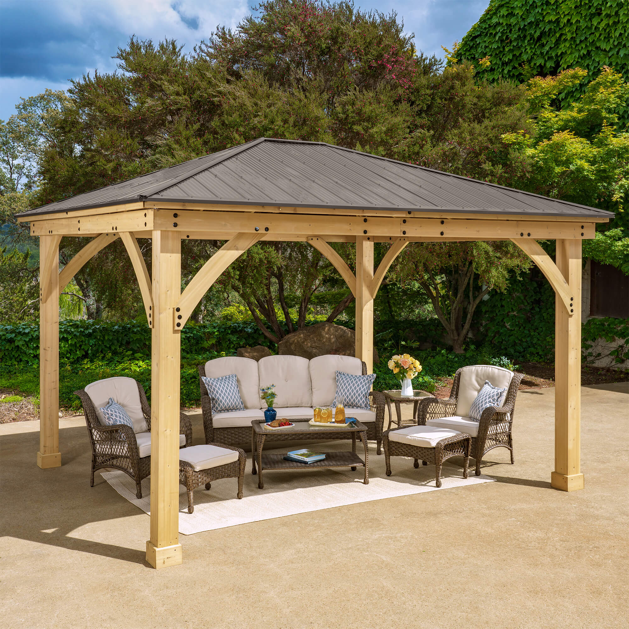 12 x 14 Meridian Gazebo (Assembly Included)