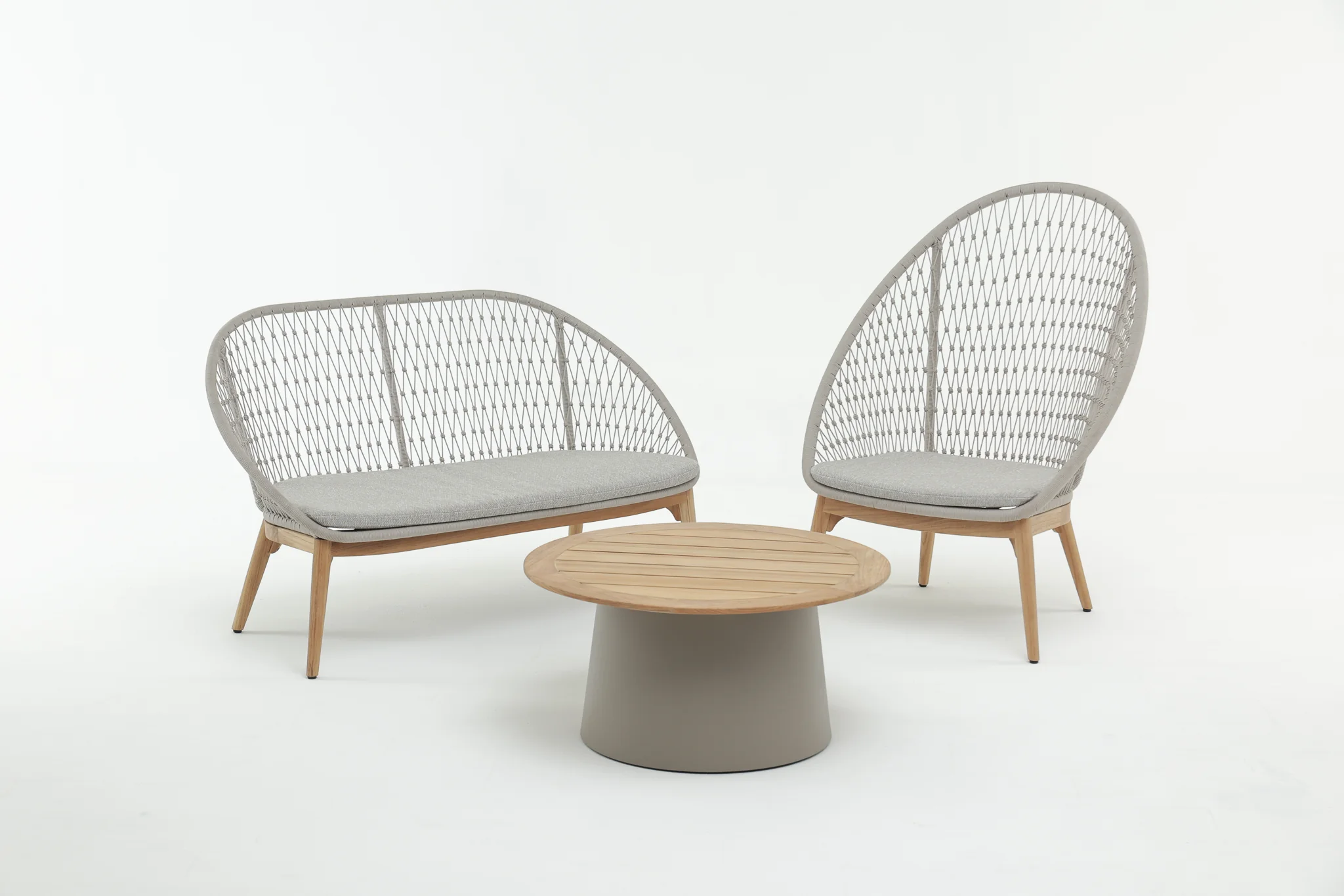 CALVERLEY 3-Piece Outdoor Lounge Set