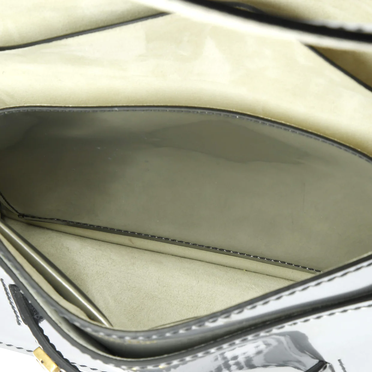 J'Adior Flap Bag Patent Medium - Deep Luxury