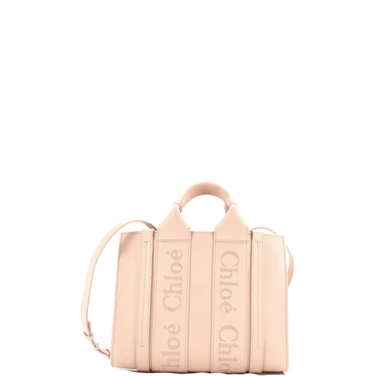 Woody Convertible Tote Leather Small - Deep Luxury