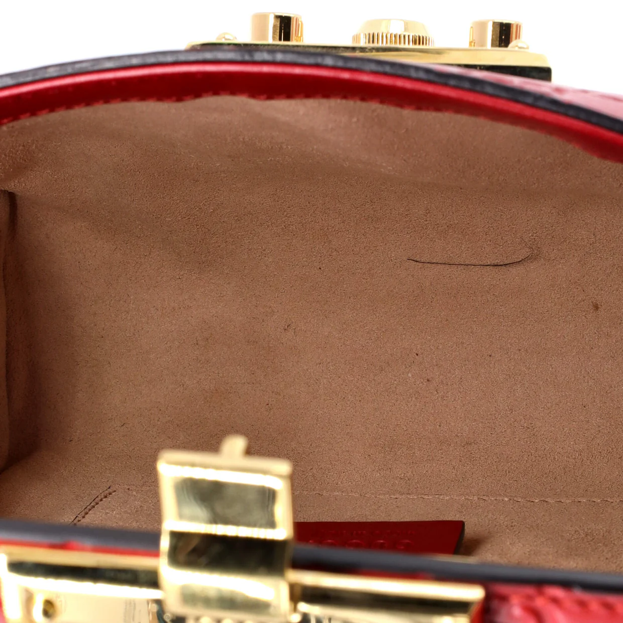 Padlock Shoulder Bag Guccissima Leather Small - Deep Luxury