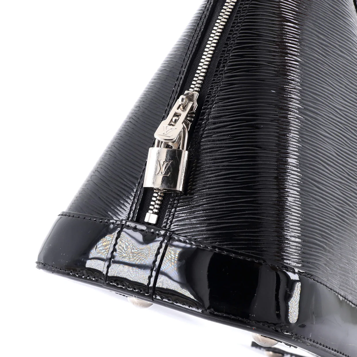 Alma Handbag Electric Epi Leather MM - Deep Luxury