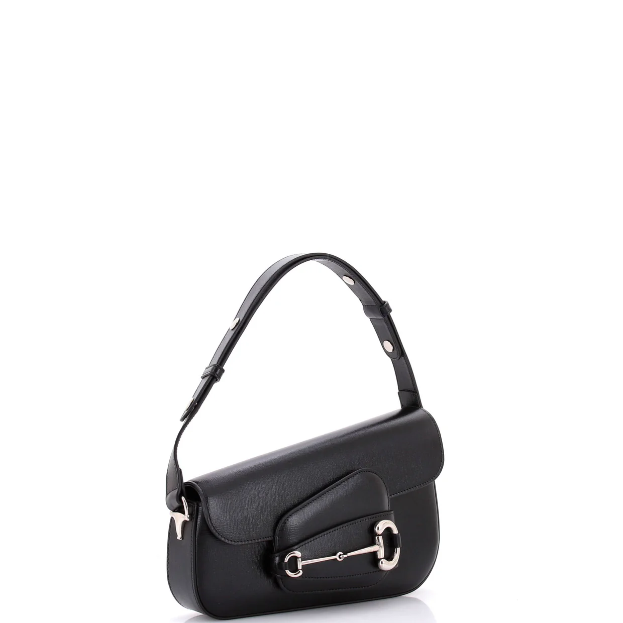 Horsebit 1955 Asymmetric Shoulder Bag Leather Small - Deep Luxury