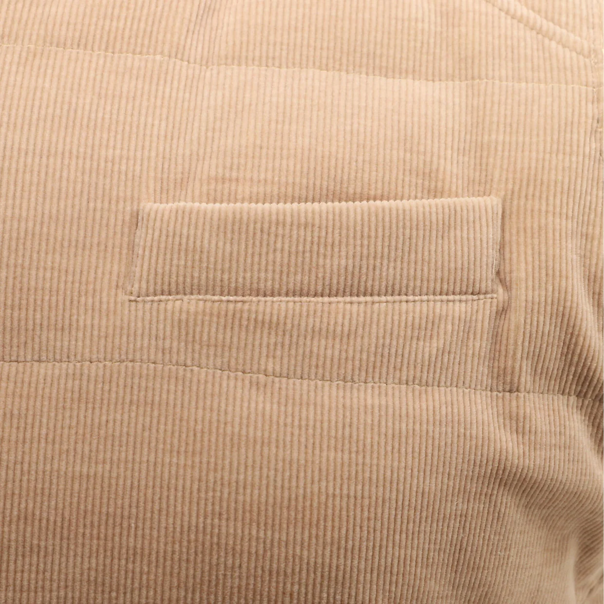 Men's Zip Two Pocket Vest Quilted Corduroy - Deep Luxury