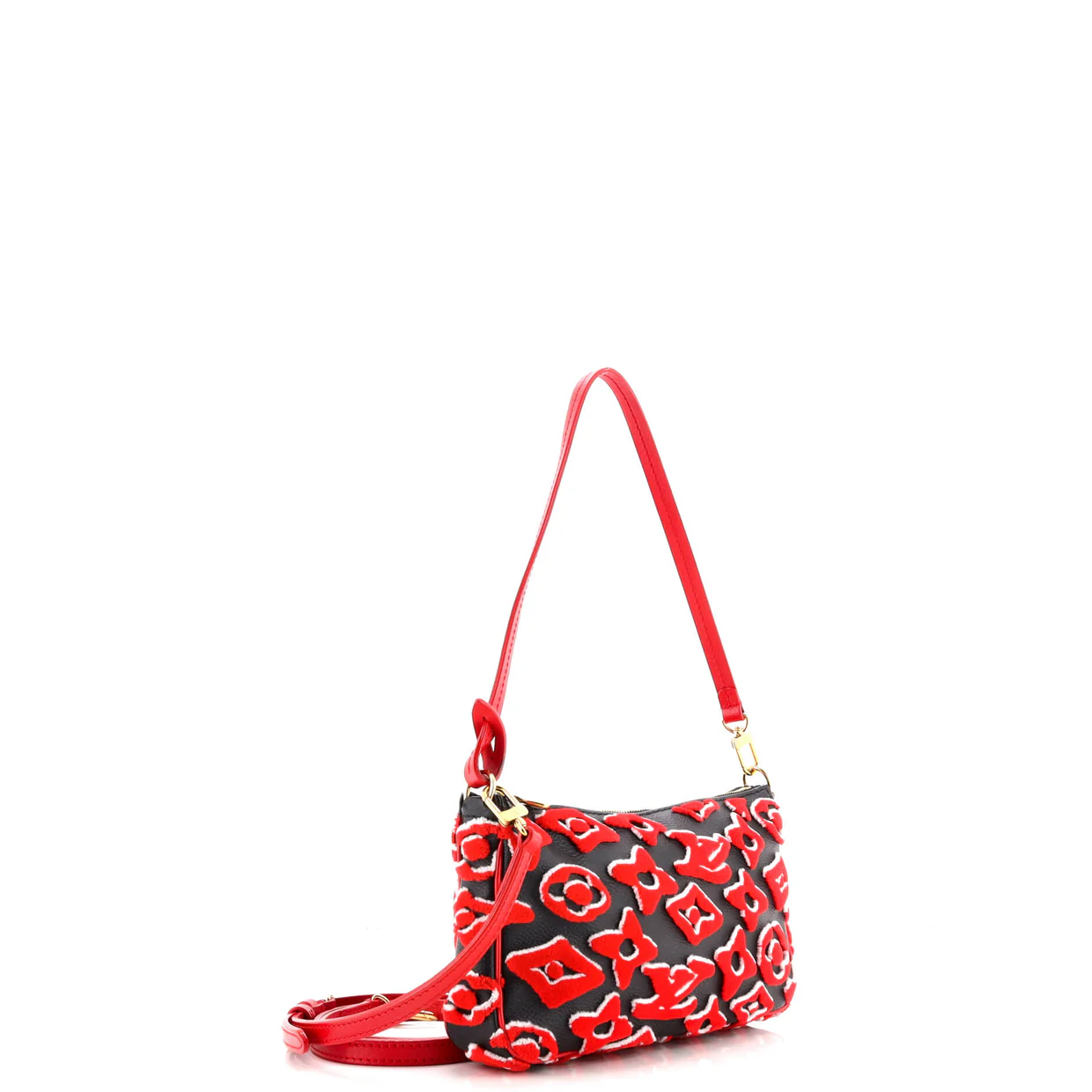 Pochette Accessoires NM Limited Edition Urs Fischer Tufted Monogram Canvas - Deep Luxury