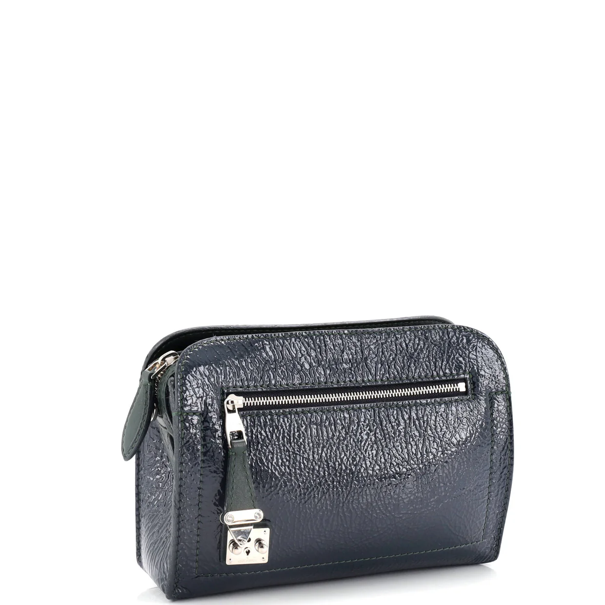 Bonded Pochette Chaine Bag Patent Deerskin - Deep Luxury