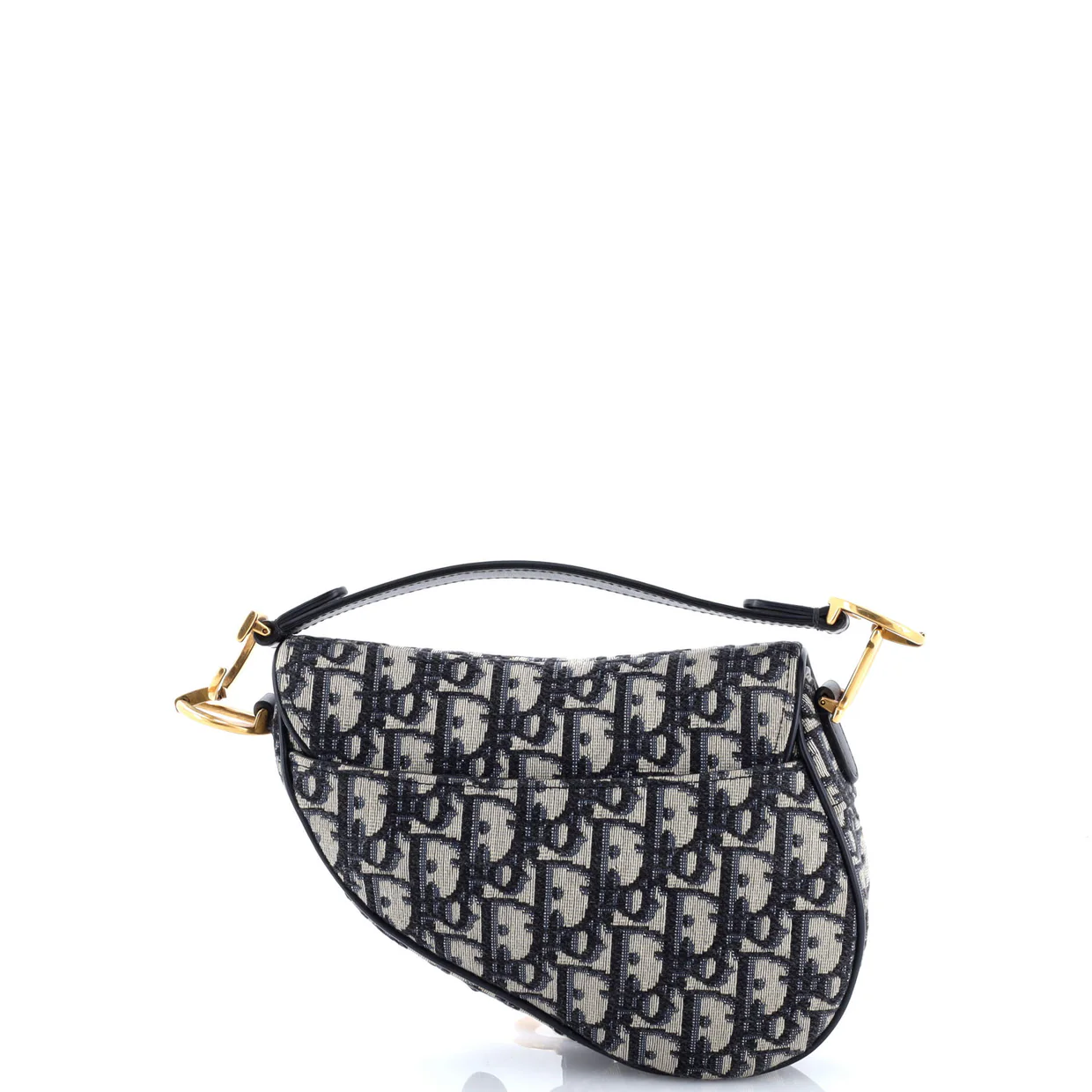 Saddle Handbag Oblique Canvas Mini - Deep Luxury