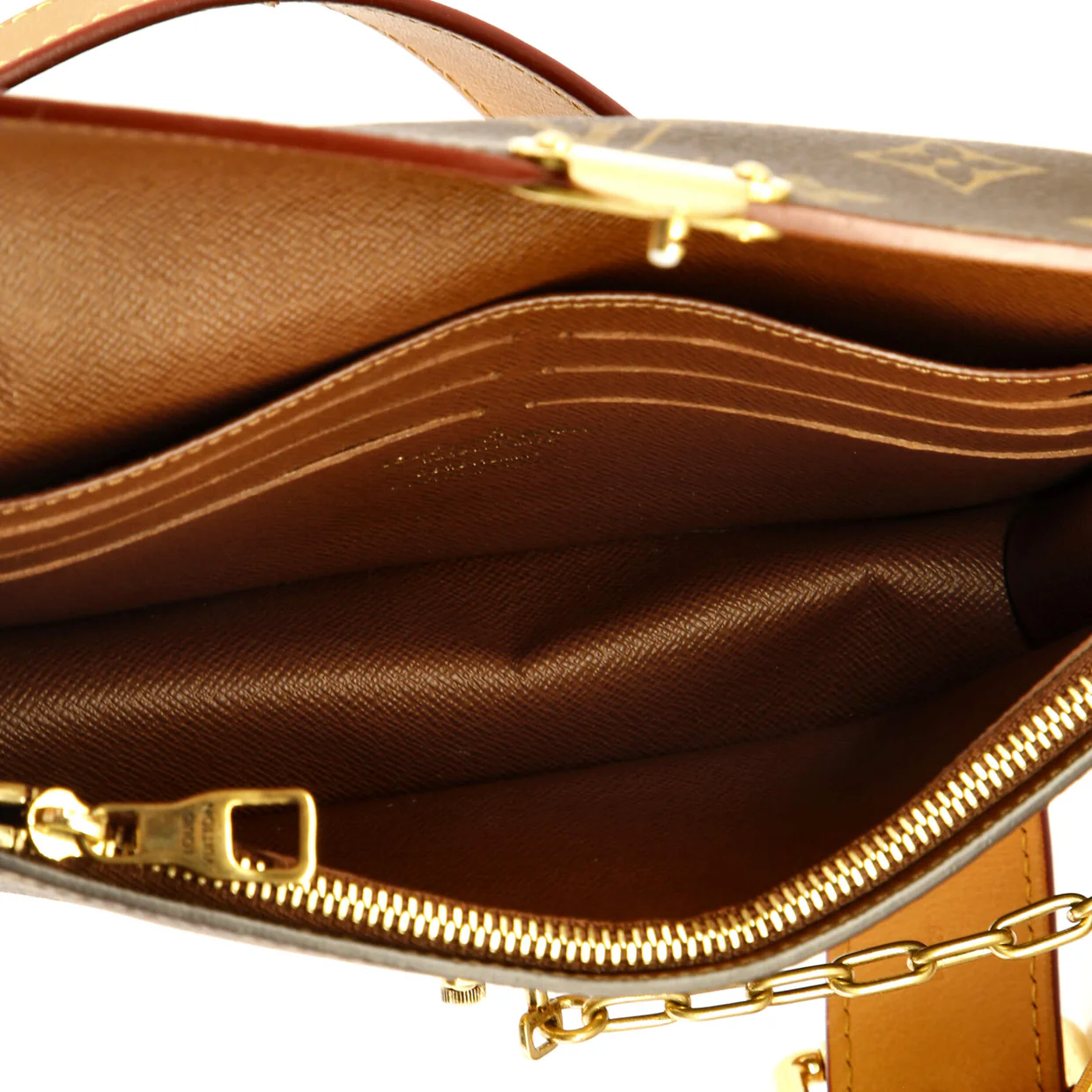 S Lock Belt Pouch Monogram Canvas - Deep Luxury