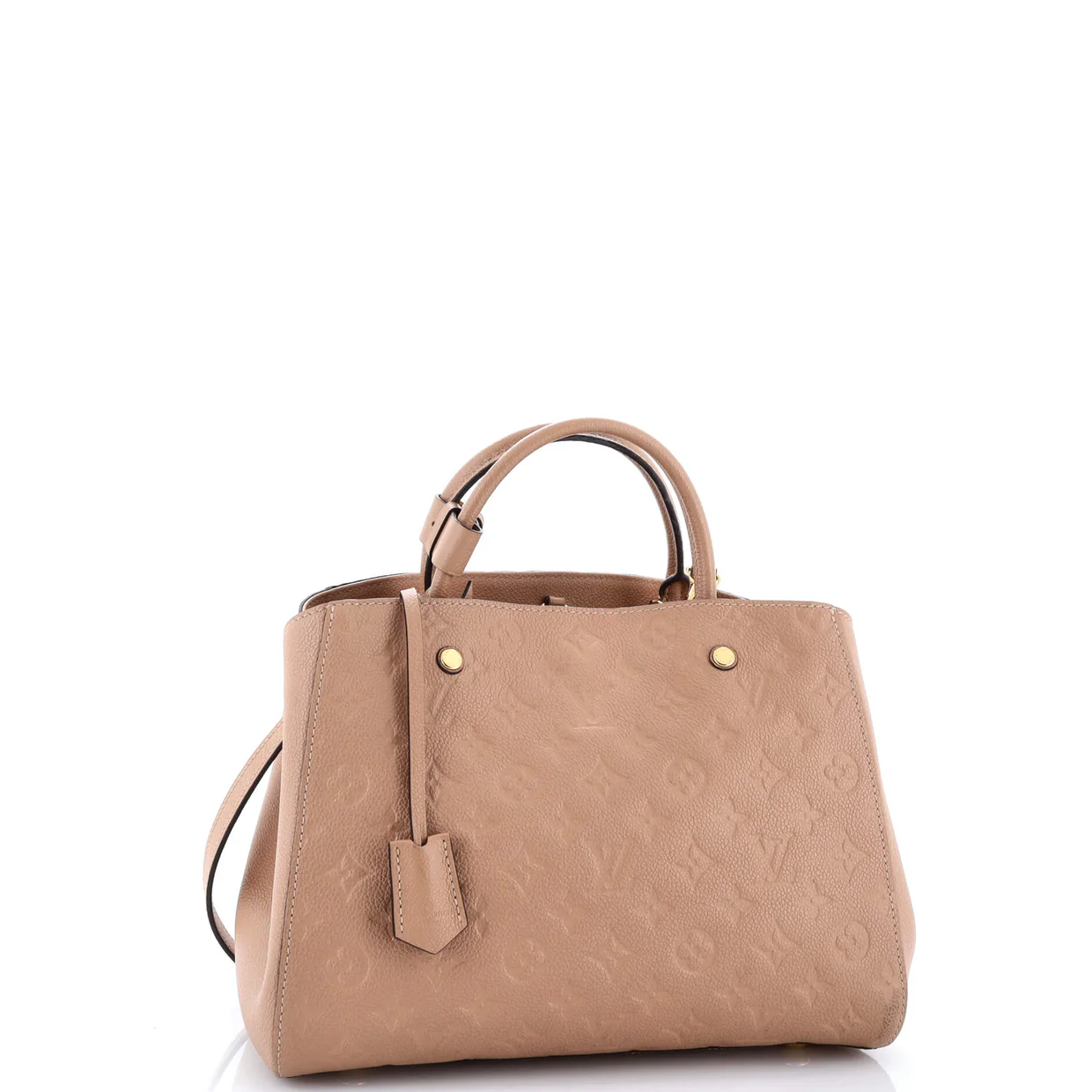 Montaigne Handbag Monogram Empreinte Leather MM - Deep Luxury