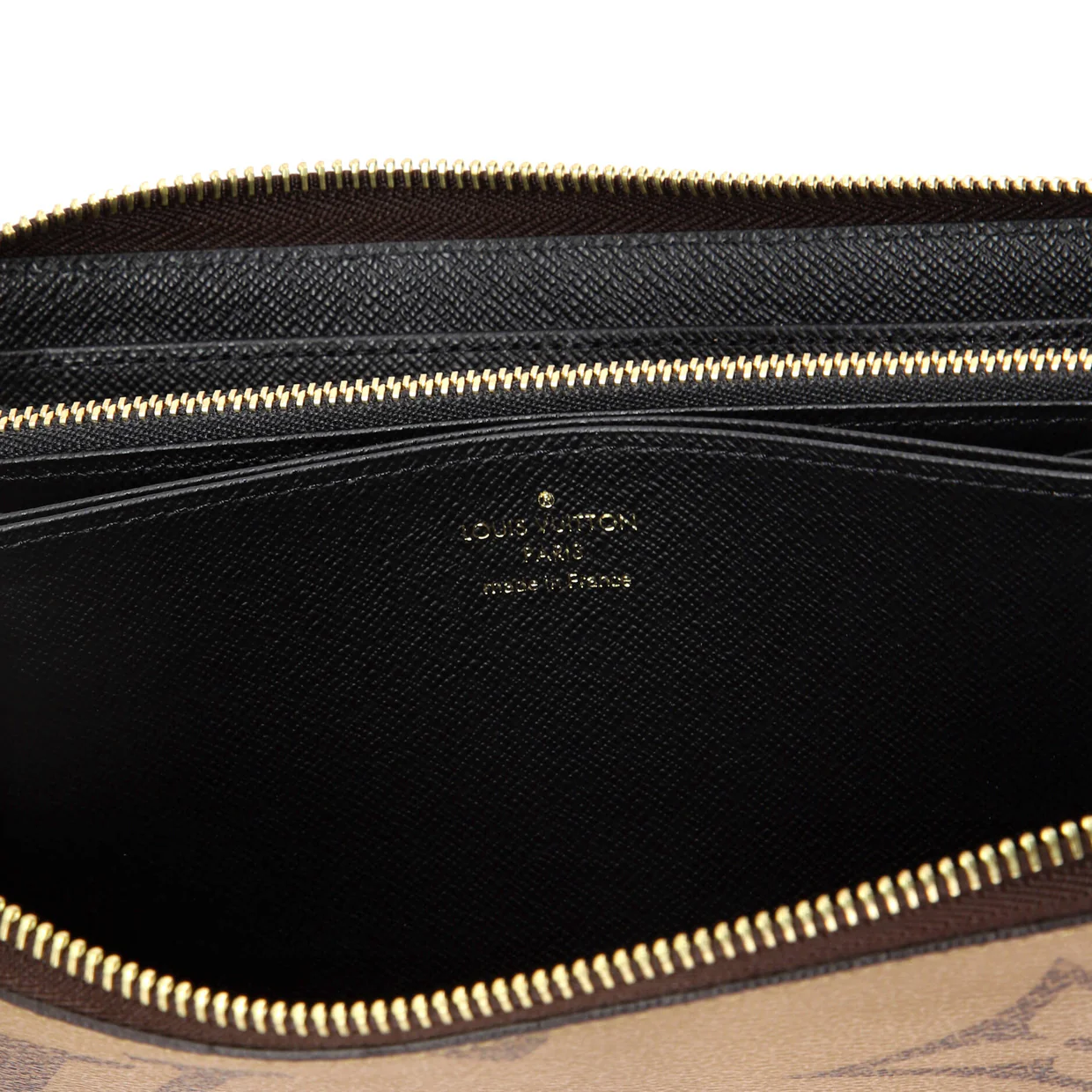 Zippy Wallet Reverse Monogram Giant - Deep Luxury