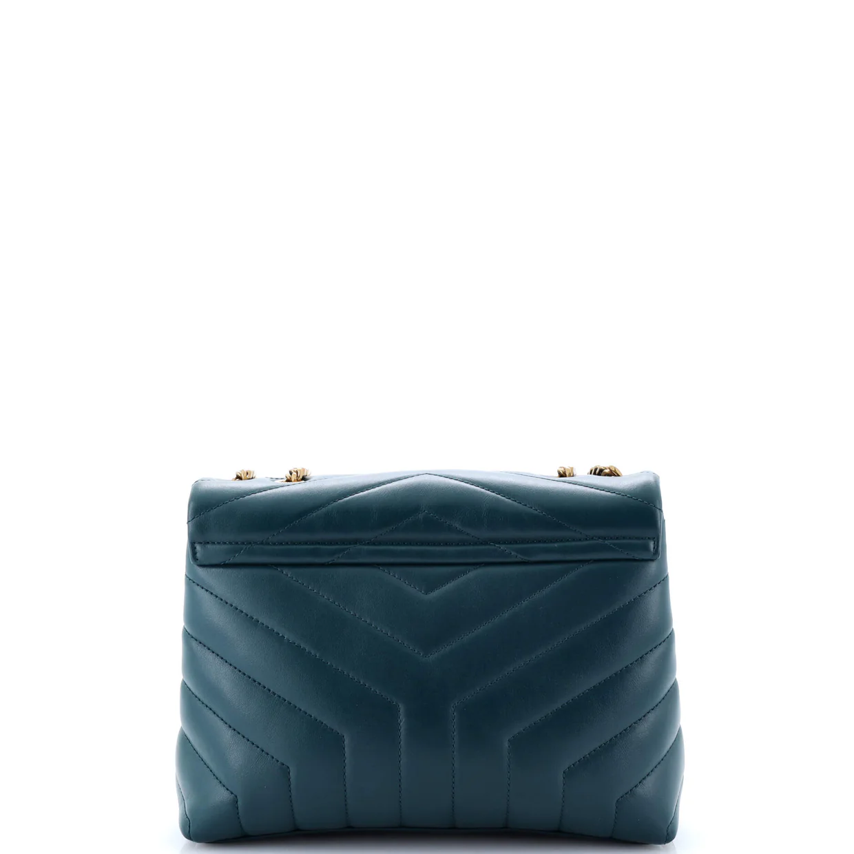 Loulou Shoulder Bag Matelasse Chevron Leather Small - Deep Luxury