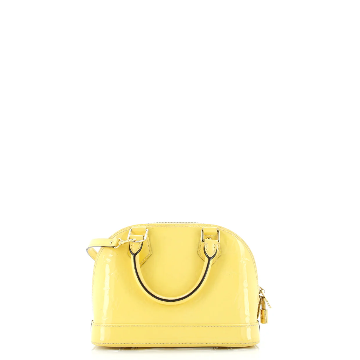 Alma Handbag Monogram Vernis BB - Deep Luxury