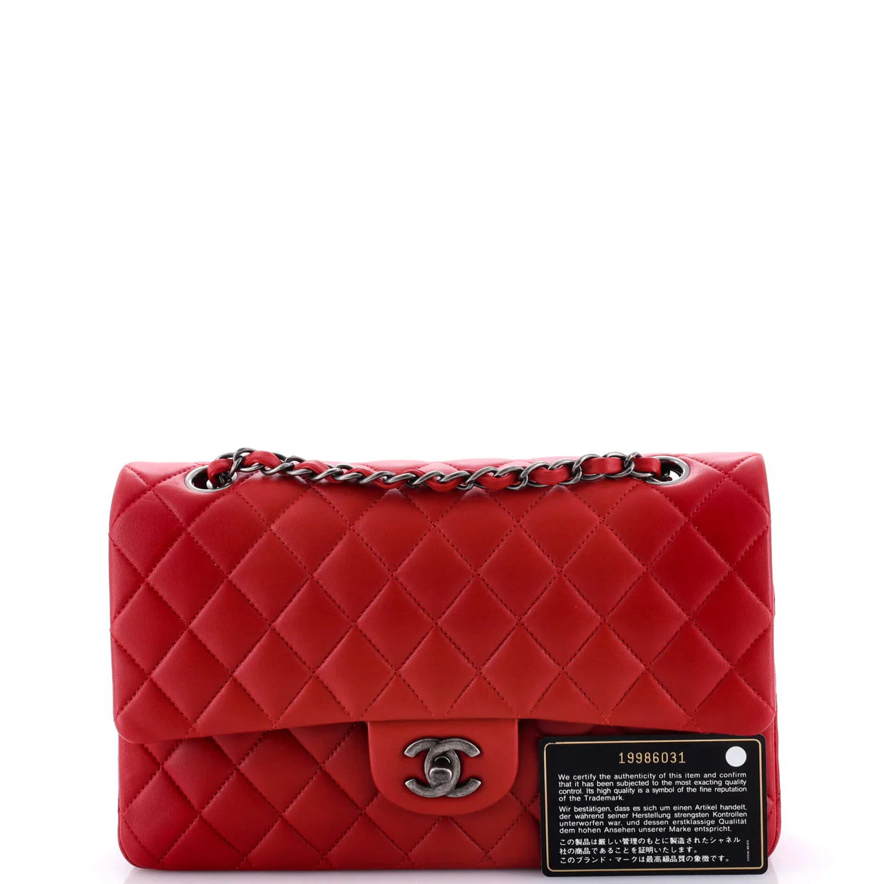 Classic Double Flap Bag Quilted Lambskin Medium - Deep Luxury
