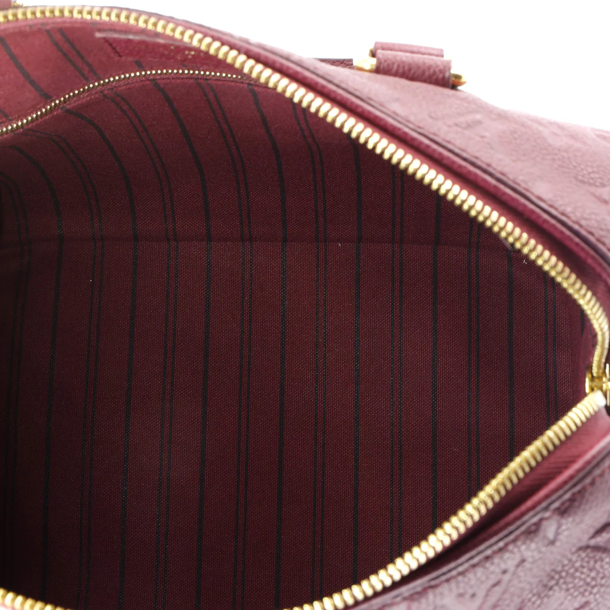 Speedy Bandouliere Bag Monogram Empreinte Leather 25 - Deep Luxury