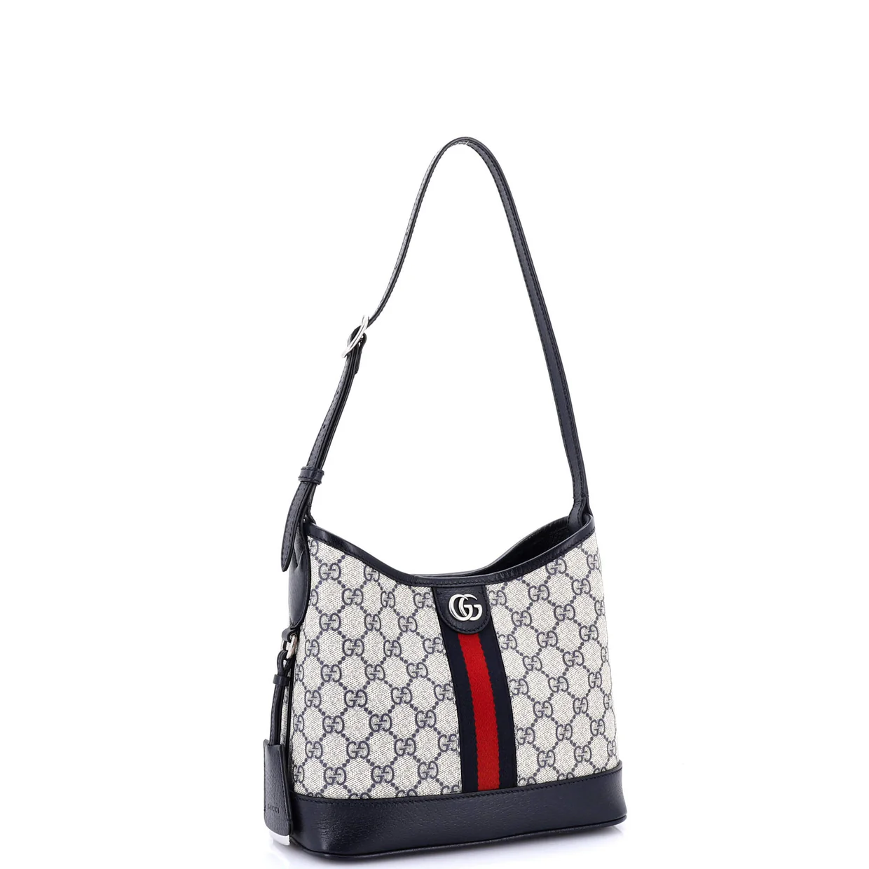 Ophidia Open Bucket Bag GG Coated Canvas with Leather Small - Deep Luxury