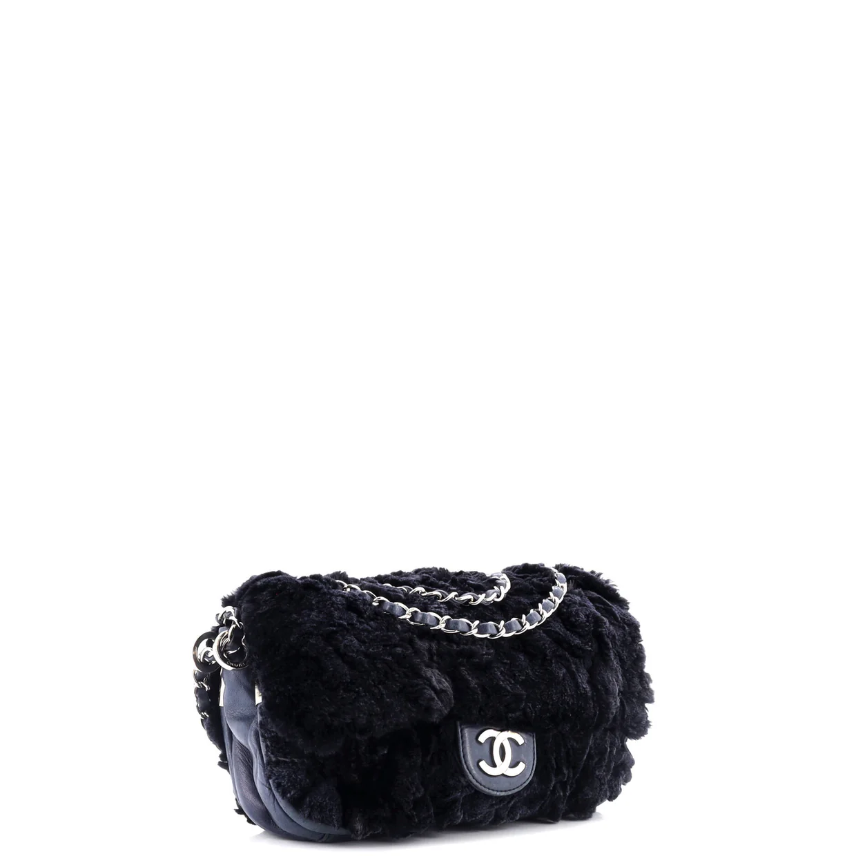 Vintage CC Flap Bag Lapin Fur Medium - Deep Luxury