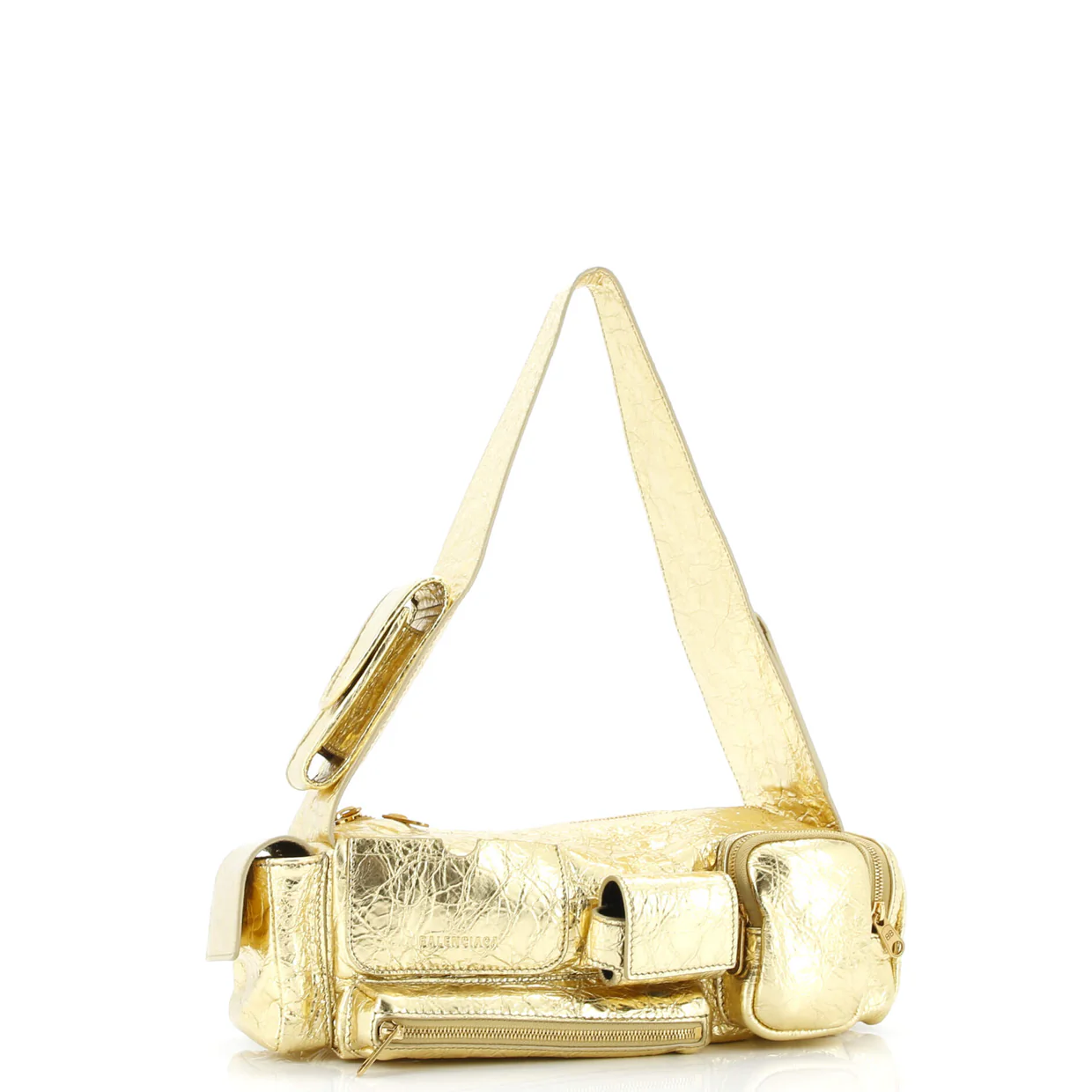 Superbusy Multi-Pocket Sling Bag Leather Small - Deep Luxury