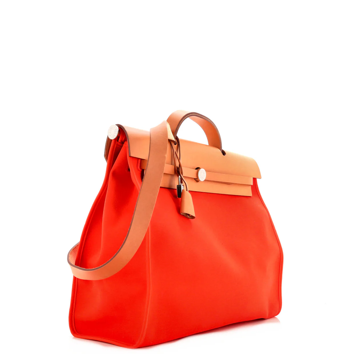 Herbag Zip Leather and Toile 39 - Deep Luxury