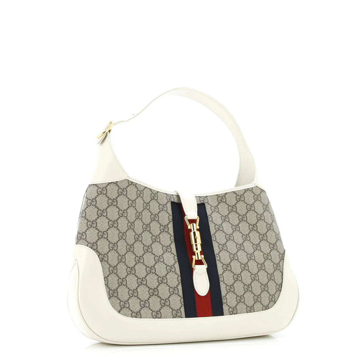 Jackie 1961 Hobo GG Coated Canvas Medium - Deep Luxury