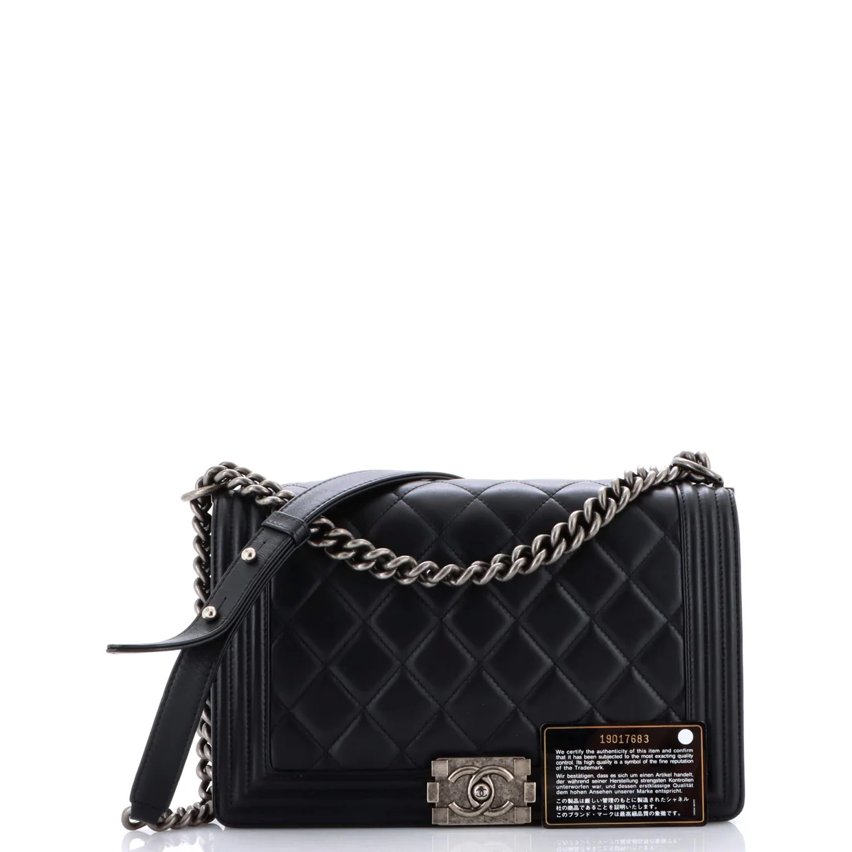 Boy Flap Bag Quilted Lambskin Old Medium - Deep Luxury