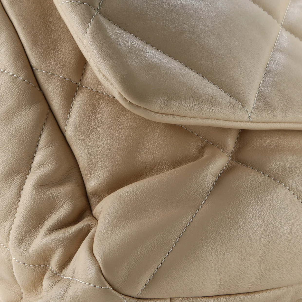 19 Flap Bag Quilted Leather Maxi - Deep Luxury