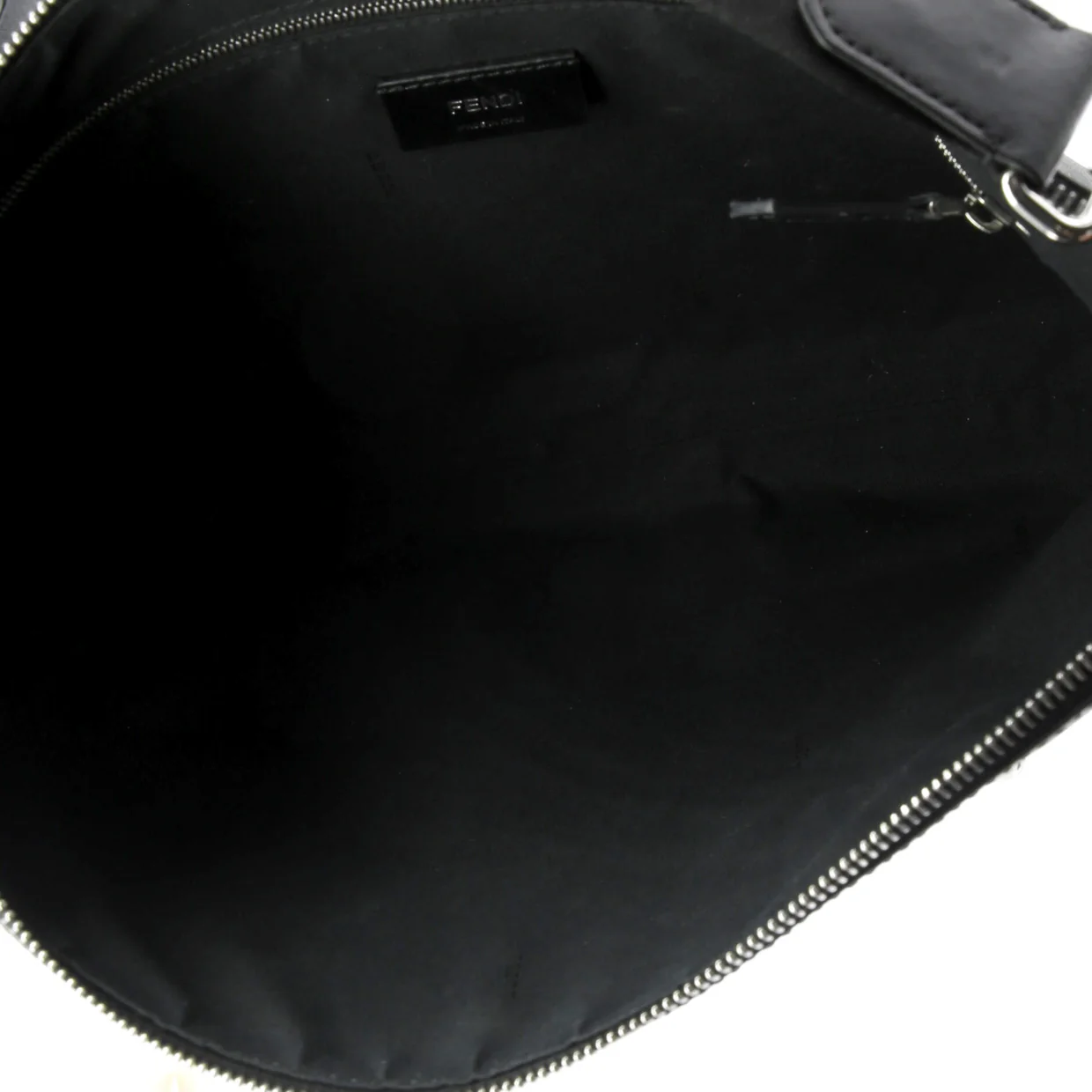 Front Zip Messenger Zucca Coated Canvas and Leather Large - Deep Luxury