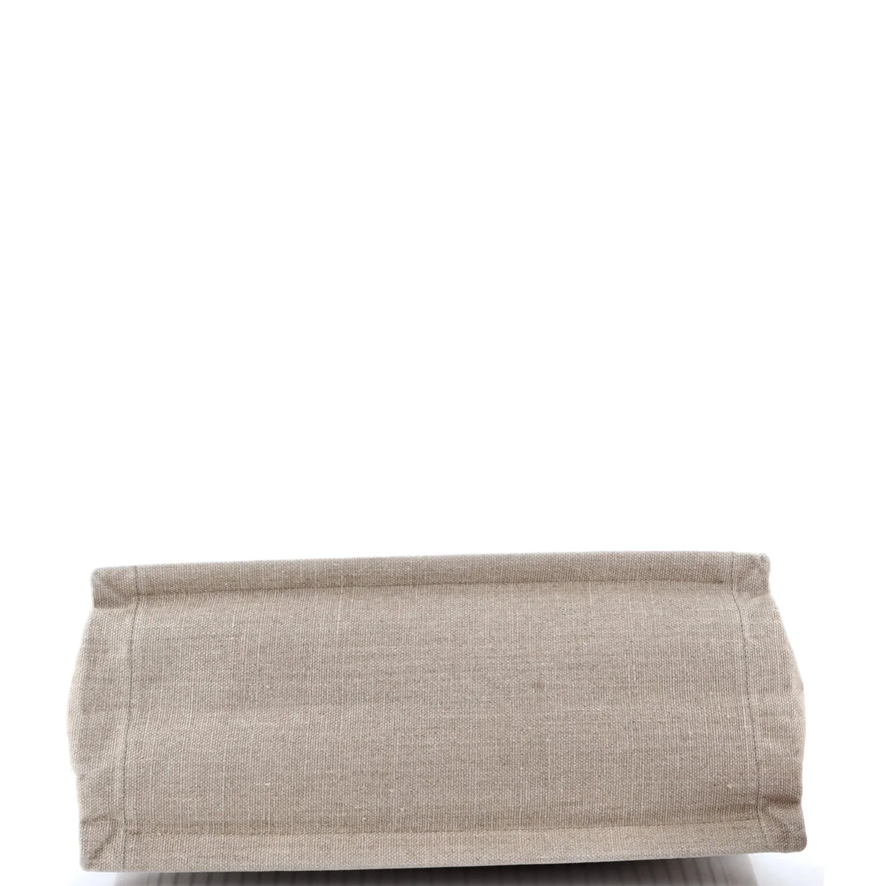 Rive Gauche Shopper Tote Striped Canvas Small - Deep Luxury