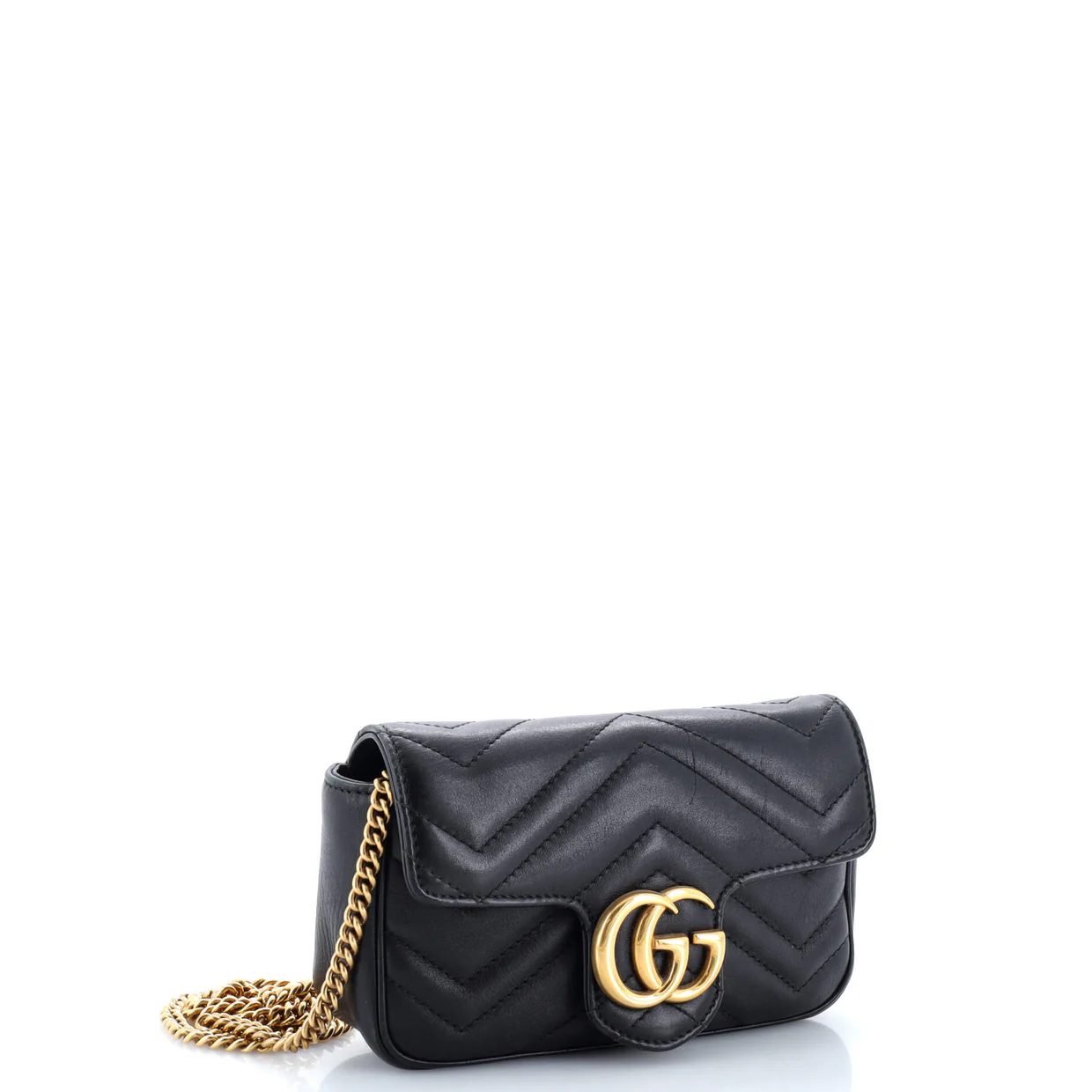 GG Marmont Flap Bag Matelasse Leather Super Mini - Deep Luxury